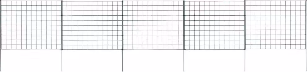 Maison Exclusive - Set recinzione da giardino 77,5x64 cm verde