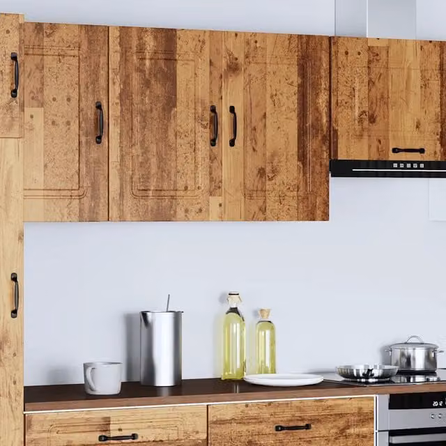 Pensile da Cucina-Mobile Cucina da Parete Kalmar Legno Vecchio in Legno Multistrato 569792