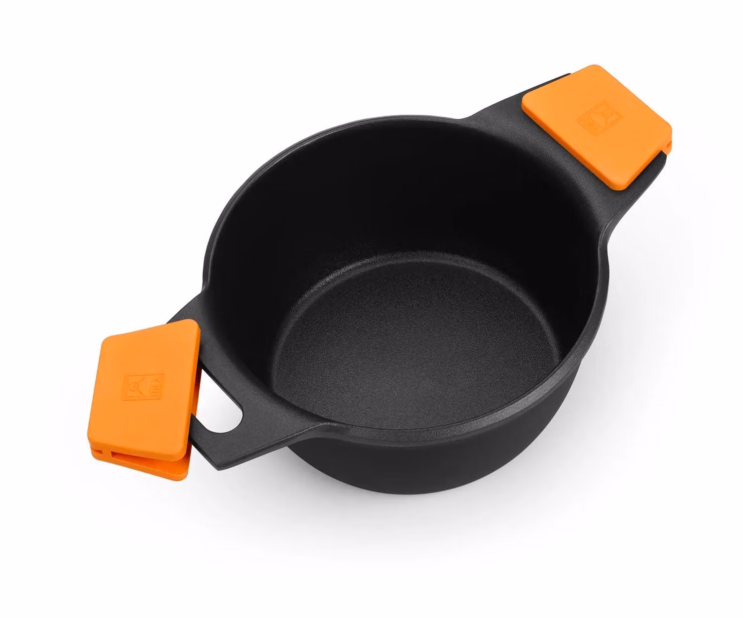 Casseruola fonda con coperchio in alluminio antiaderente per induzione, linea Efficient Plus, diam.28cm