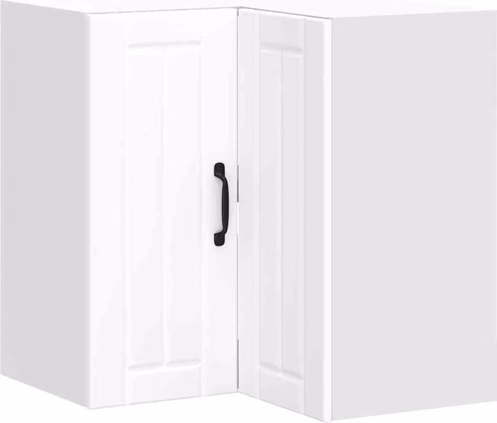 Pensile da Cucina ad Angolo Lucca Bianco in Legno Multistrato