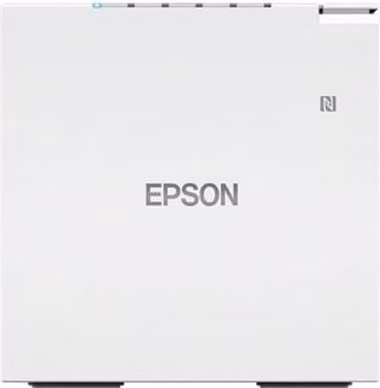 Stampante POS termica Epson TM-M30III bianca con connettività USB, Ethernet, Wi-Fi e NFC, risoluzione 203 x 203 dpi, modello C31CK50111