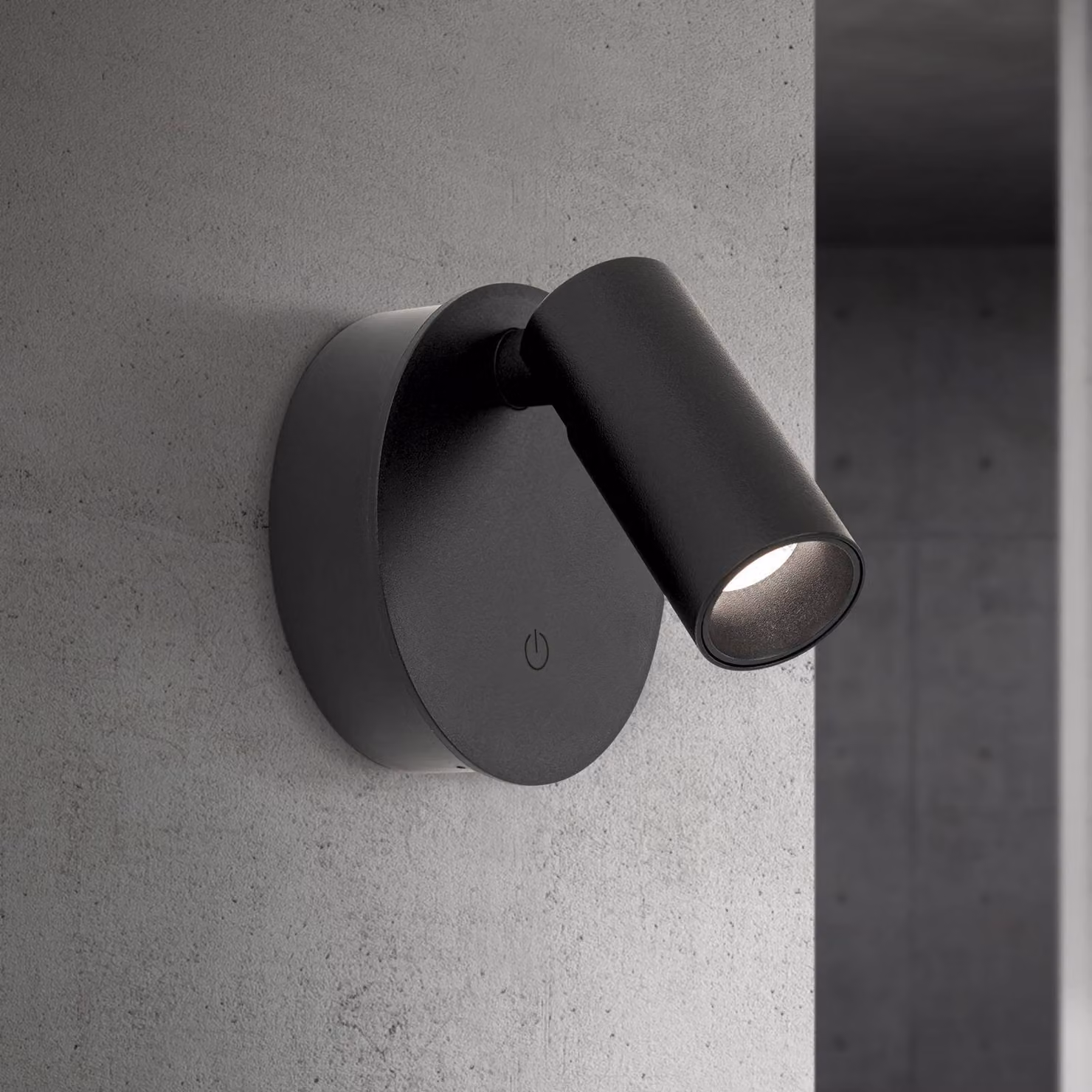 ORION Barra di faretti Luxy, dimmerabile, Nero, Corridoio, Alluminio, Moderno, Applique a LED