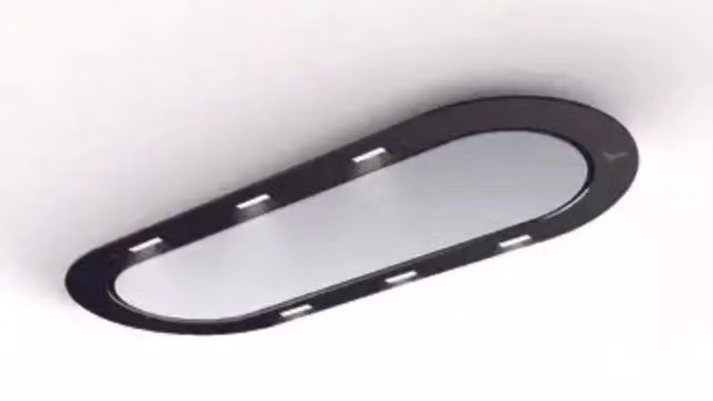Cappa da incasso a soffitto Baraldi Unika, Bianca e Nera, L: 120 cm, P: 50 cm, 800 m3/h con controllo tramite app e timer