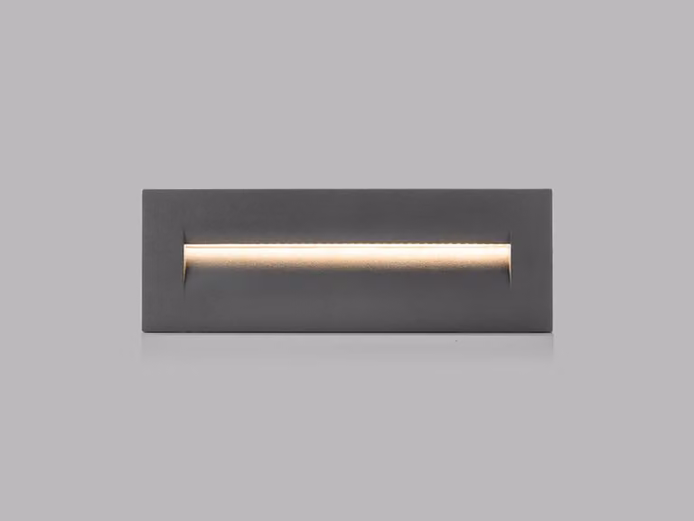 Apparecchio LED decorativo da incasso a parete STEP IN L
