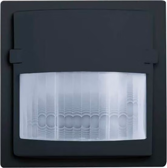 BUSCH-JAEGER 1724-825 Piastra a muro/coperchio interruttore nero (2CKA001754A4325)