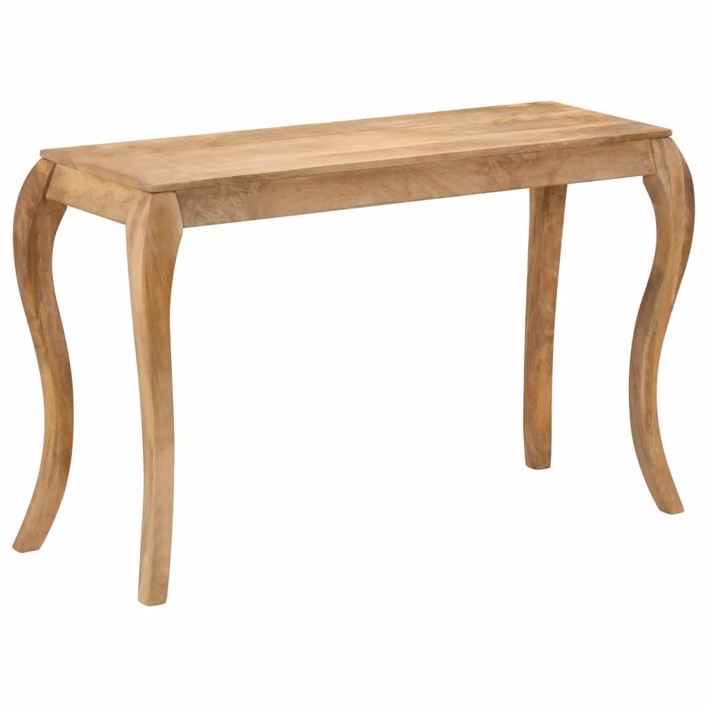 vidaXL Tavolo consolle 118x38x76 cm in legno massiccio di mango
