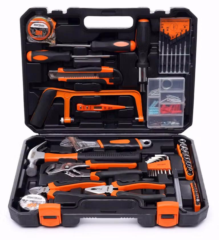Kraft&Dele KD10839 set di utensili in valigetta 100 pezzi