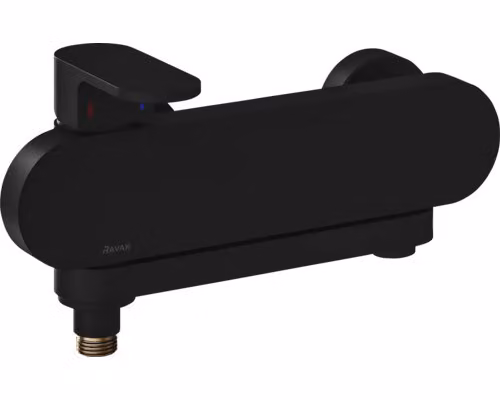 RAVAK Miscelatore per vasca cromato nero X070431