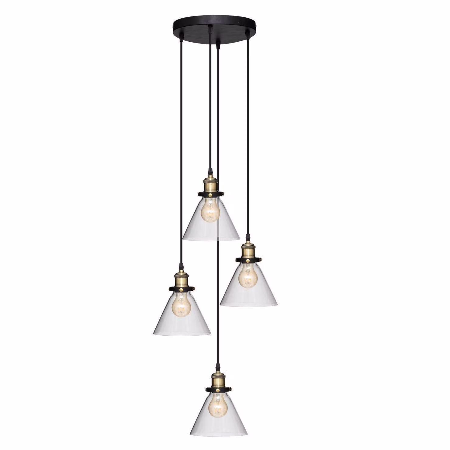 Lampada industriale da tavolo Alak, a 4 punti, Ø 18 cm