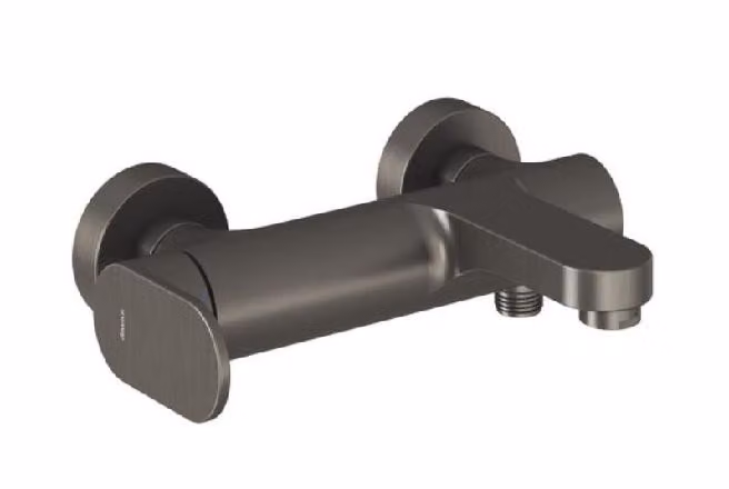 Ravak Eleganta - Miscelatore per bagno, grafite spazzolata X070330