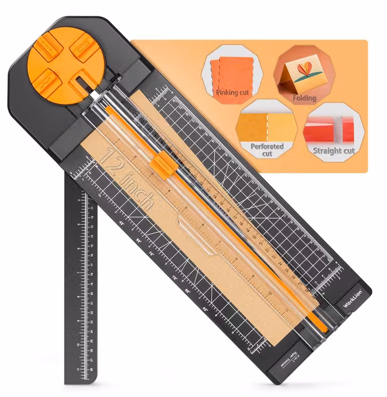 Taglierina per carta multifunzione, 30,5 cm, con lame intercambiabili