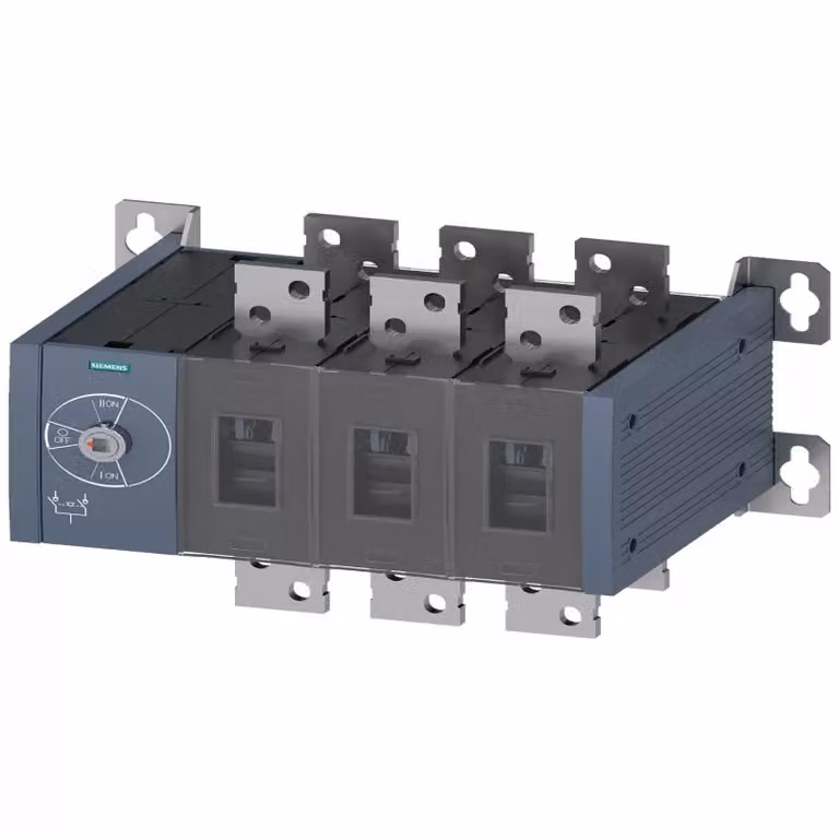 Siemens SENTRON, commutatore di rete 3KC, azionamento manuale, MTSE, grandezza: 5, a 3 poli, Iu: 1000 3KC03500RE000AA0