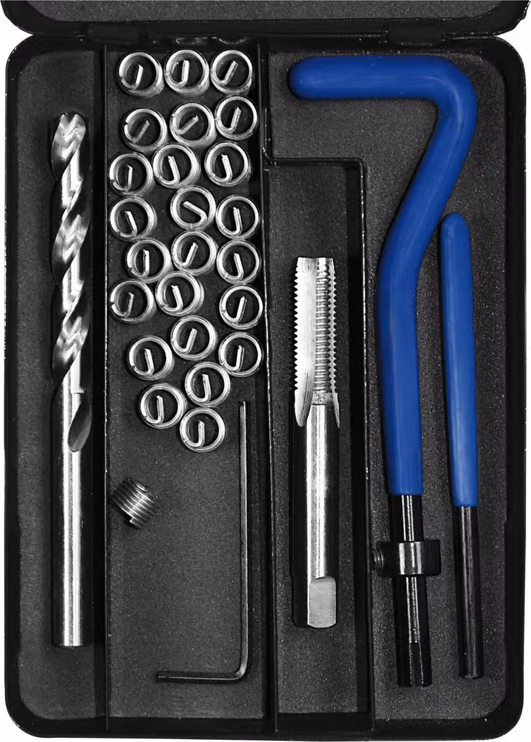 SW-Stahl 84020L Kit di riparazione della filettatura in cassetta di plastica M 8