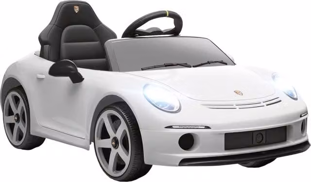 Letto a Castello Macchina Bambini 3-5 Anni ¨C zephmum ¨C Bianco con Telecomando e Cintura di Sicurezza
