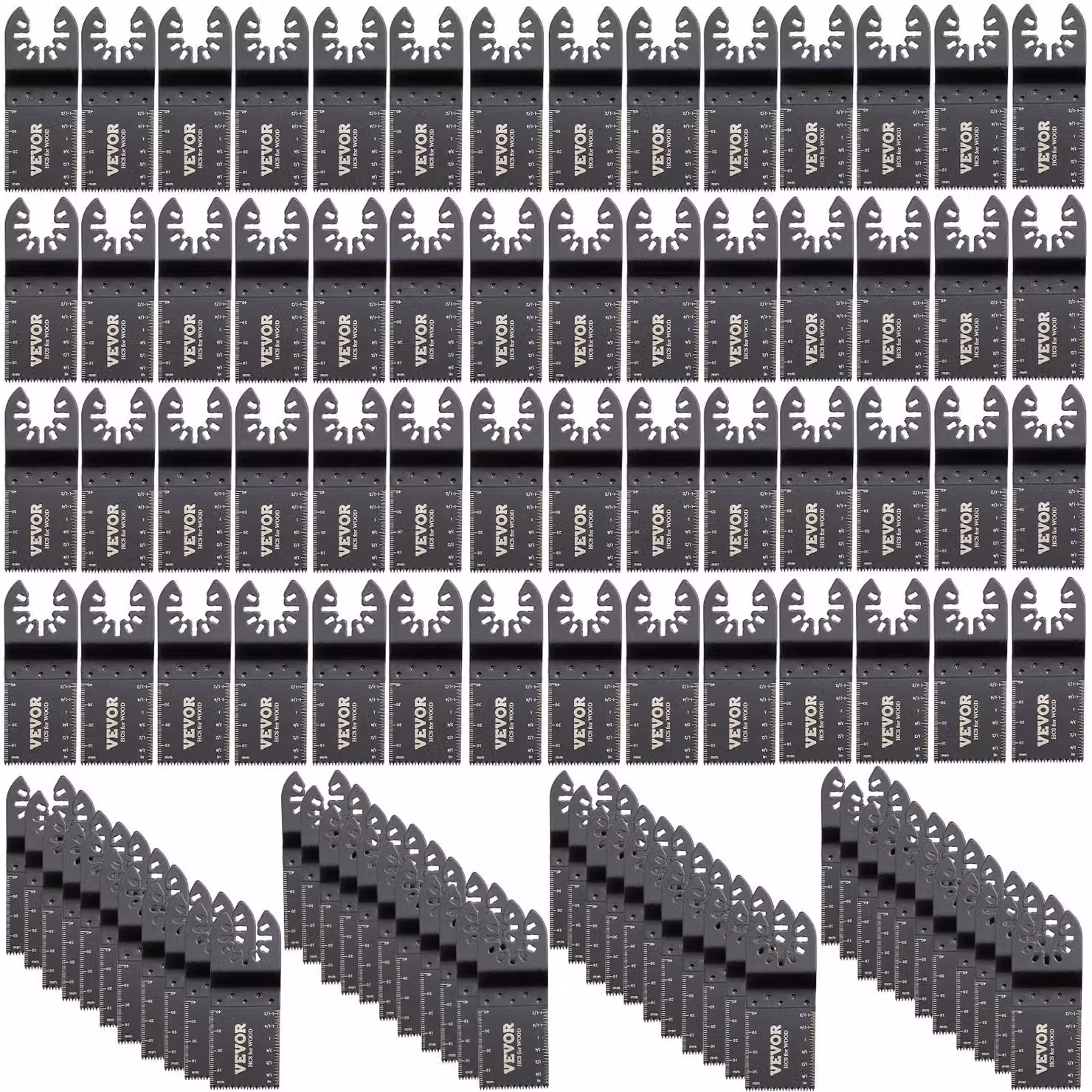 Set di 100 lame oscillanti per utensili multifunzione