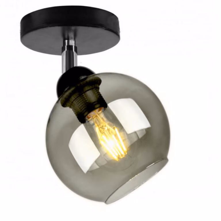 Lampada da soffitto Lampada a sospensione Ball Nero Grigio Bianco (N100-EG1)