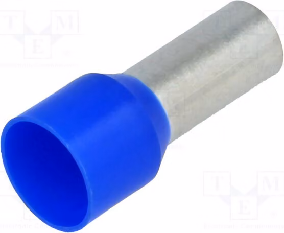 10 connettori a crimpare: involucro in rame, isolamento: isolato, 12 mm, modello BM 00614, terminale a occhio