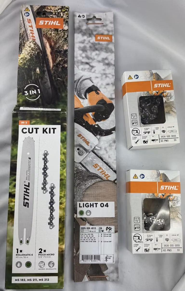 Kit Di Taglio Stihl5 Ms182,Ms211,Ms212,Ms231,Ms251 30050009903, 30050004813 + 36360000055