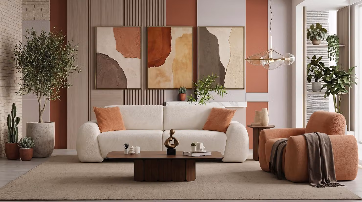 Wohnzimmer Set 3 Sitzer Sofa Sessel Modern Beige Schick Schön