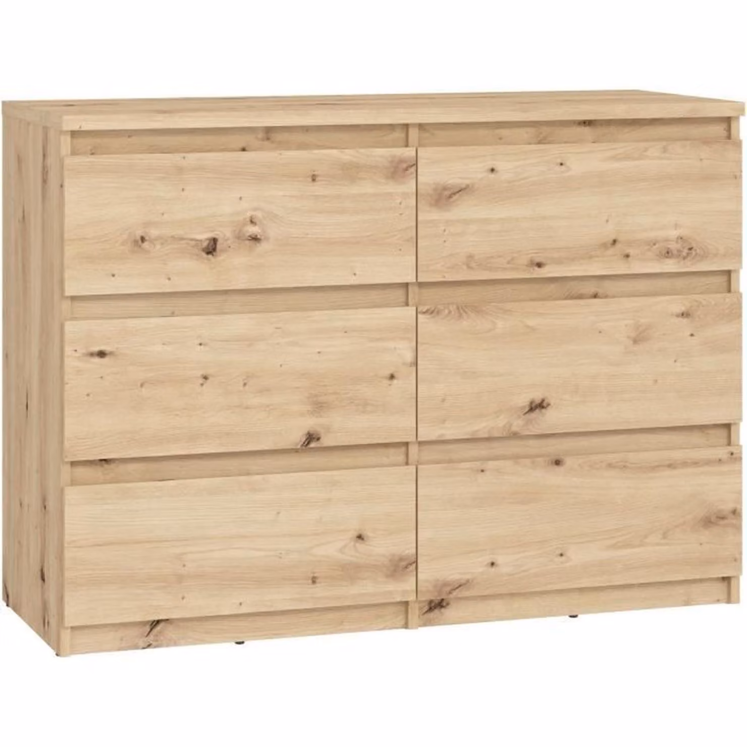 Cassettiera CHELSEA 6 cassetti - 110 x 42,2 x 79,9 - Rovere artigianale