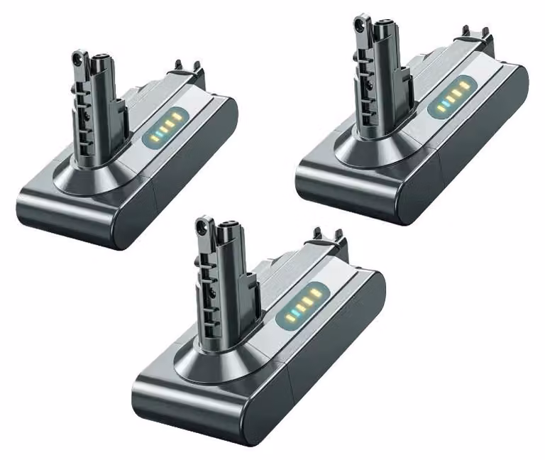 Batterie ricaricabili, capacità 12800mAh, compatibili con i modelli V10, confezione da 3 pezzi