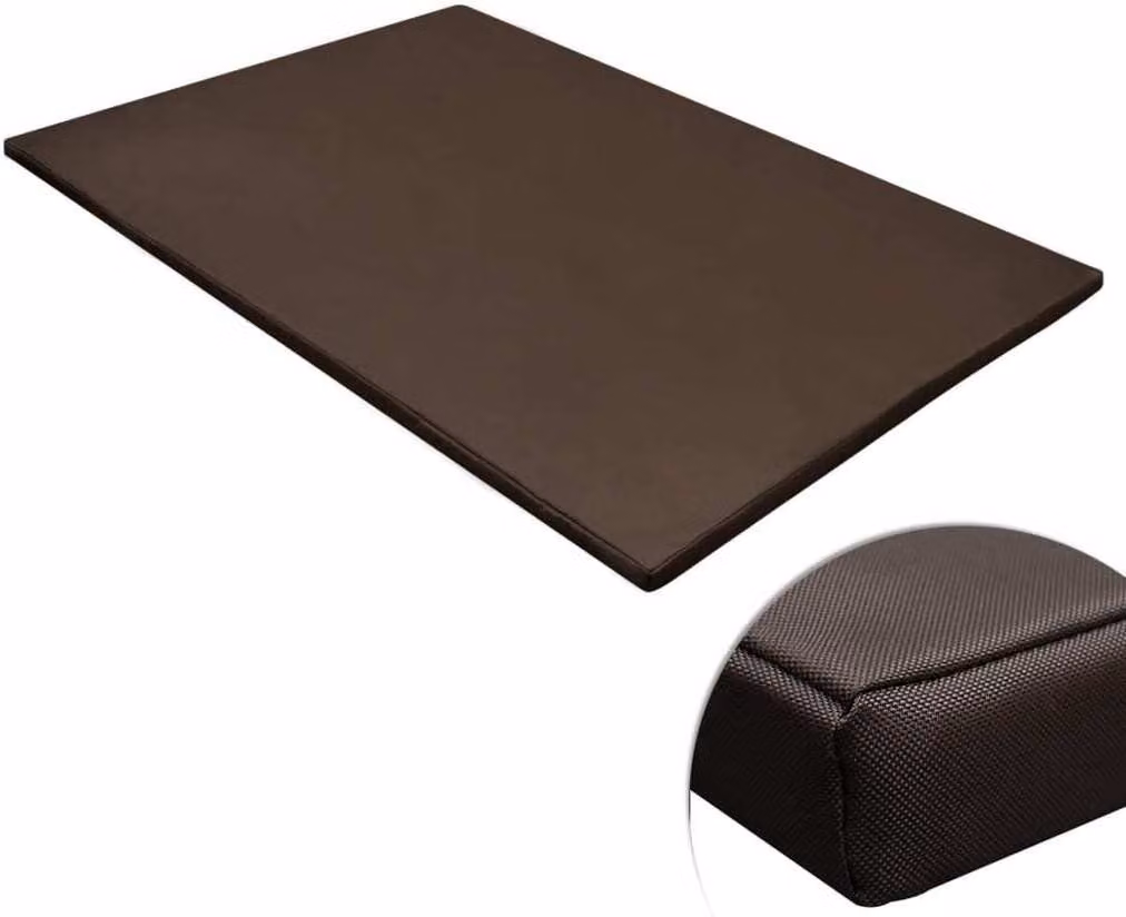 The Living Store Tappetino per cani piatto rettangolare marrone XL