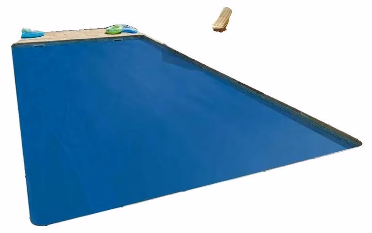 Copertura solare per piscine, realizzata in polietilene ad alta densità, dimensioni 549x274 cm, offre un riscaldamento ecologico, riduce l'evaporazione dell'acqua e presenta un design robusto con camere d'aria