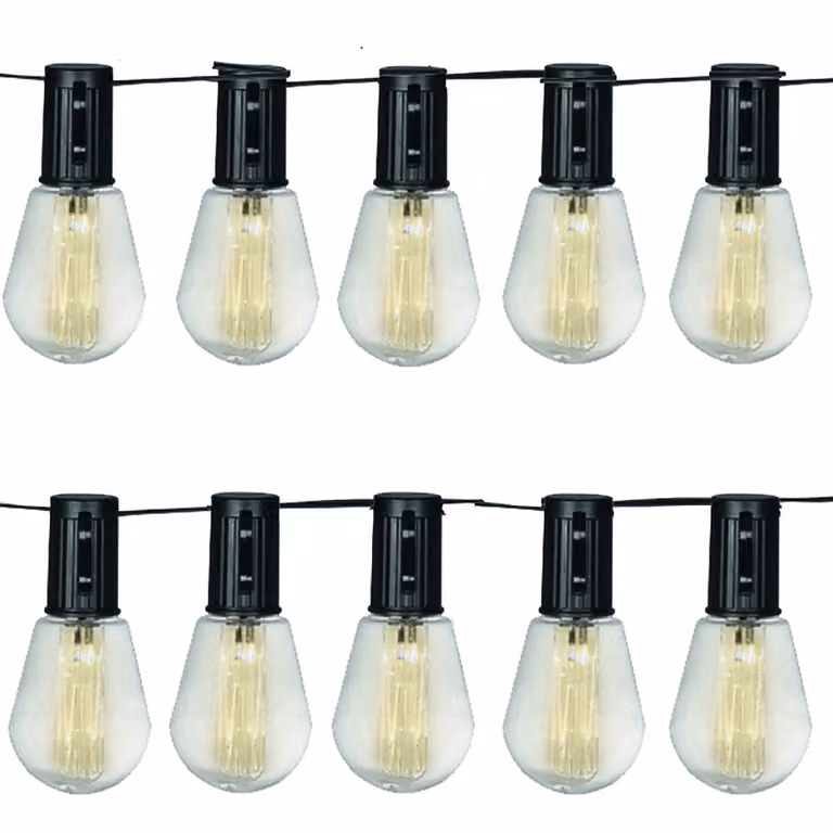 Luxform luci per feste a energia solare 10 LED Alicante Trasparente
