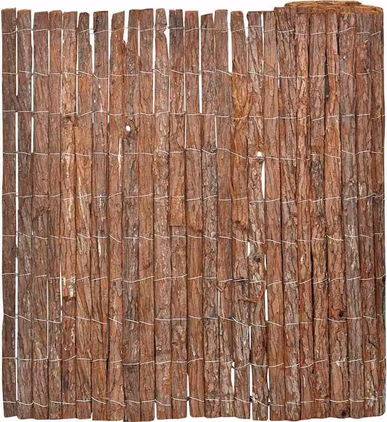 Recinzione in corteccia Marrone 100 x 600 cm Corteccia