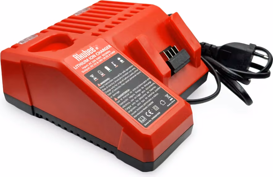 Caricabatterie Milwaukee compatibile con la gamma M12-M18 per batterie da 10,8 V - 18 V