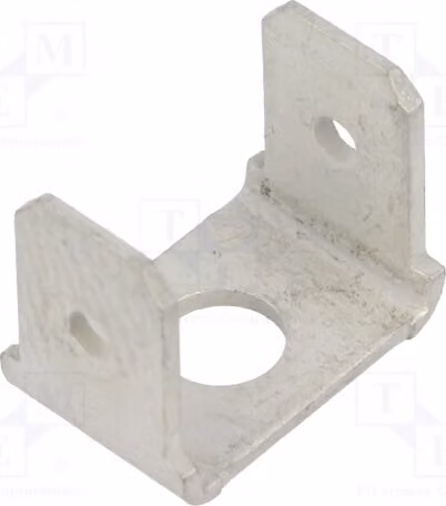 3 connettori: maschio M4, filettatura doppia piatta, 0,8 mm, 6,3 mm, avvitabile, codice prodotto 141878-2 - con terminali a saldare