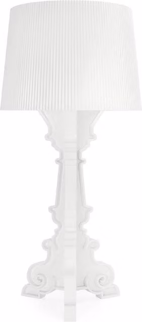 Lampada da tavolo Kartell Bourgie Mat bianca con tecnologia LED dimmabile