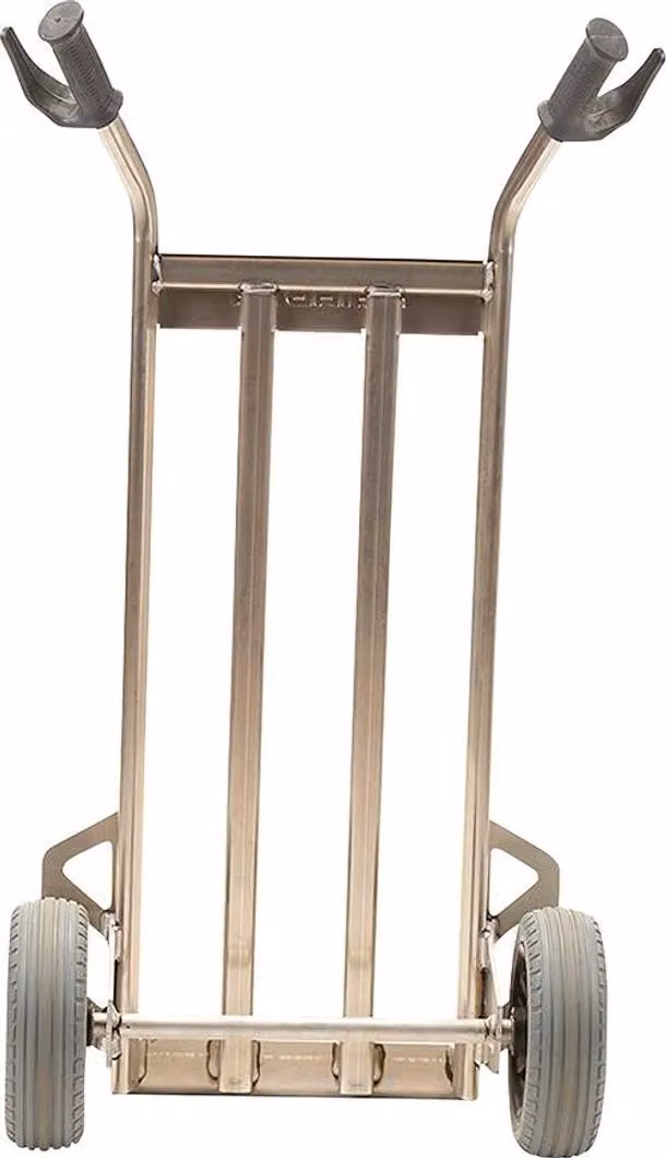 Carrello impilabile Protaurus in alluminio Capacità di carico 350 kg Benna 400x157 mm Pneumatici