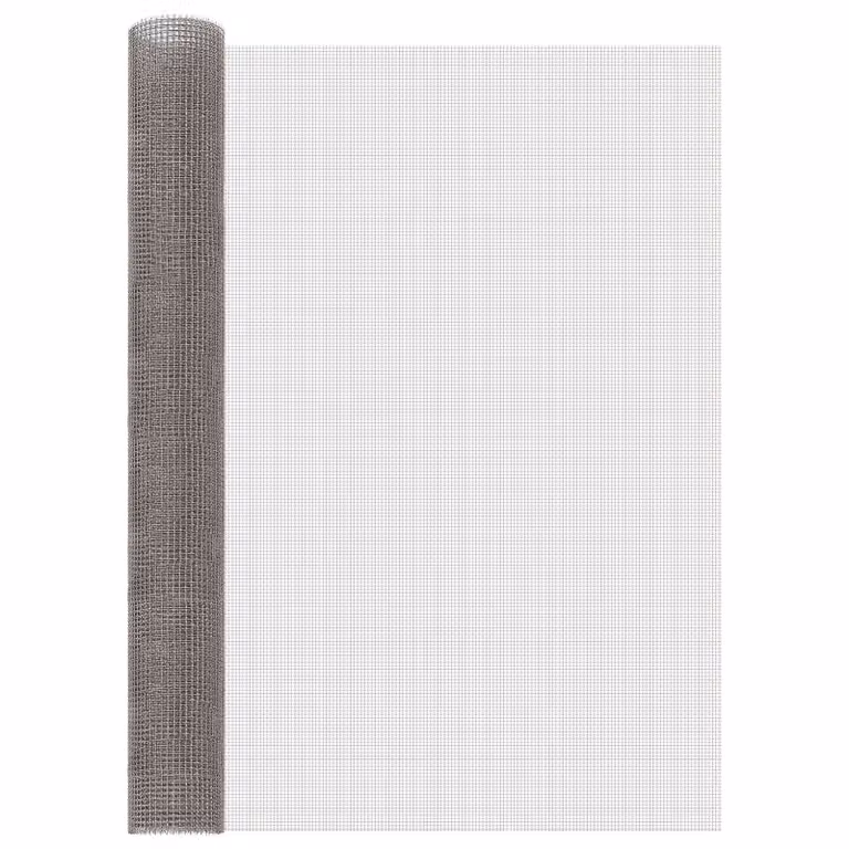 Rete per schermatura vidaXL in acciaio inossidabile Argento, L 100 cm x P 200 cm