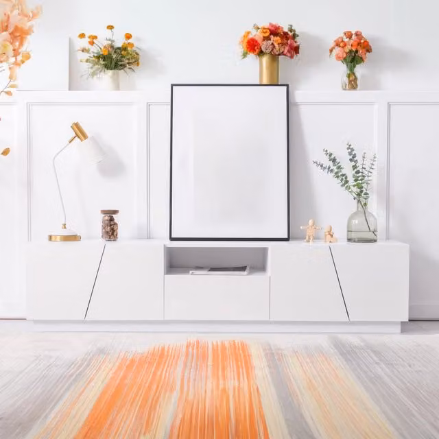 Mobile TV Moderno 170 cm, Stile Patchwork Diagonale