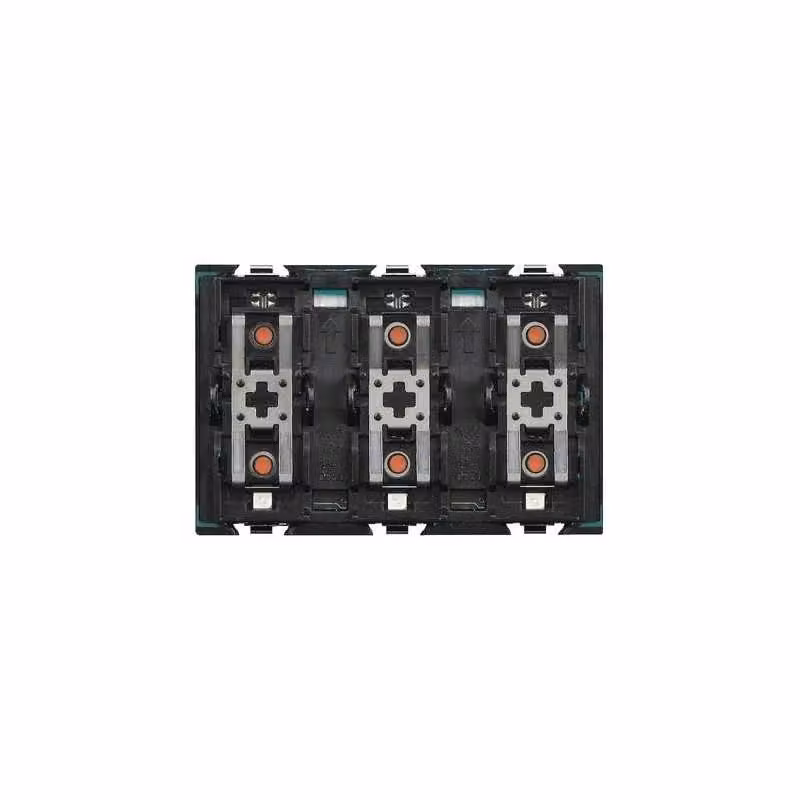 Comando per carichi singoli o doppi a 3 moduli Myhome Bticino colore nero H4652/3 – 2