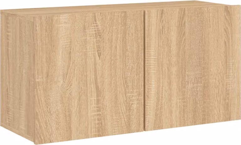 Mobile TV a Parete Rovere Sonoma 80x30x41 cm
