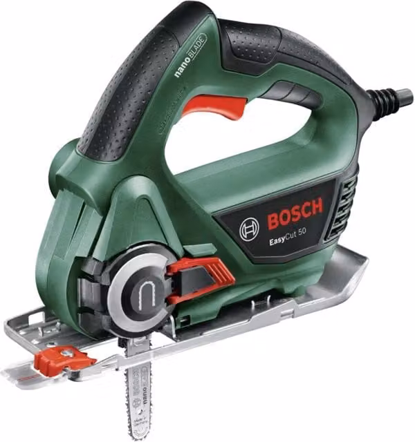 Bosch Easy Cut 50 Sega da banco da 500 W con 7800 giri/min in verde