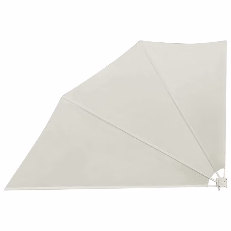 Tenda Laterale per Balcone Pieghevole Crema 160x240 cm