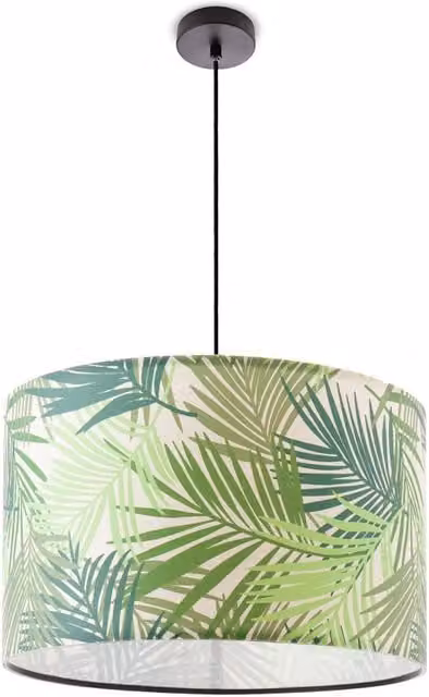 Lampada a sospensione Loro verde scuro
