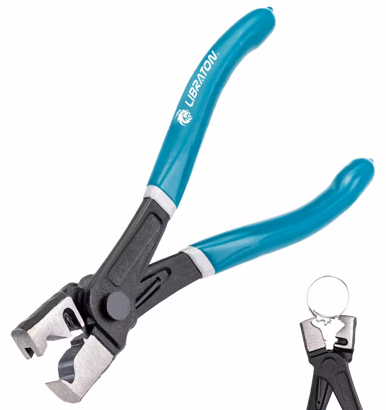 LIBRATON, pinze per fascette stringitubo, modello Clic & Clic-R, lunghezza 18 cm