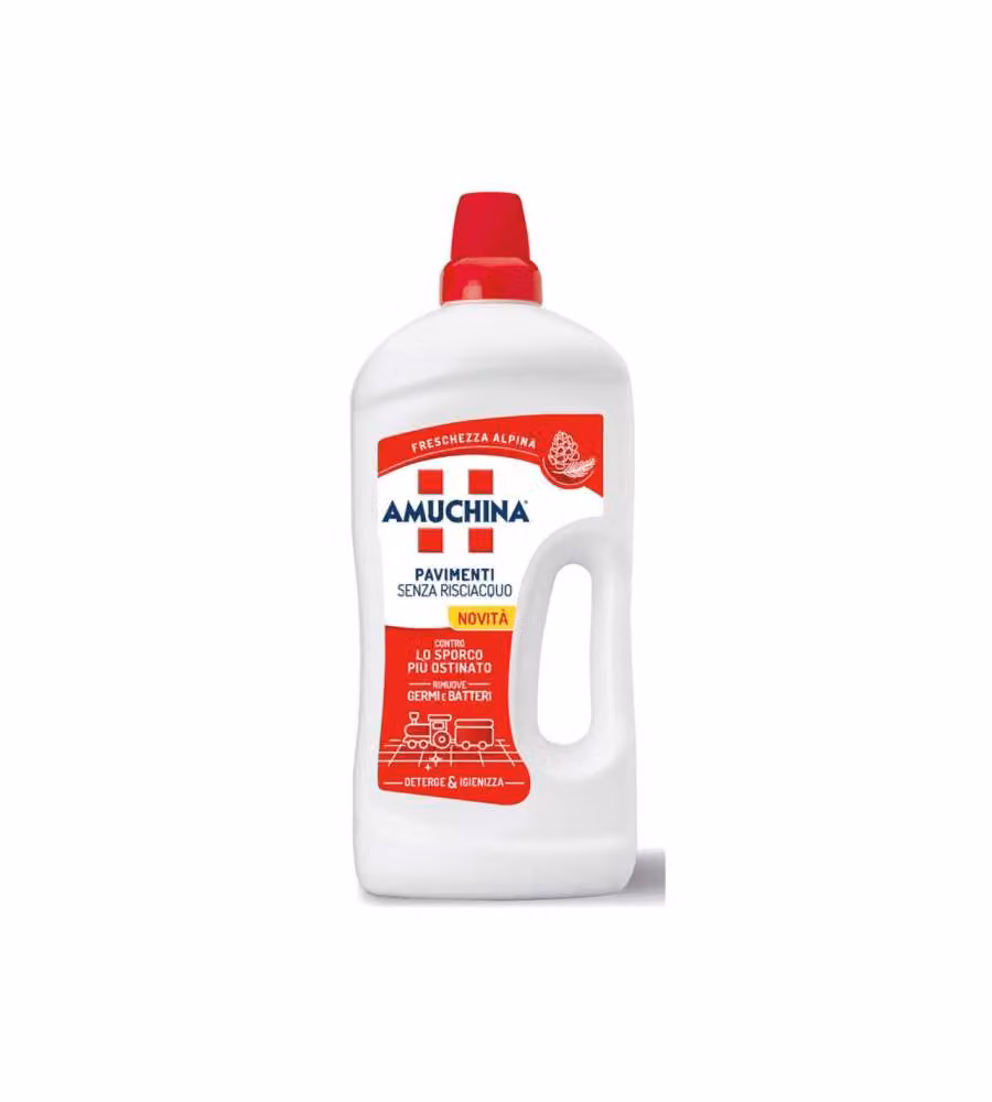 AMUCHINA Igienizzante Pavimenti Freschezza Alpina 1.25 L Bianco