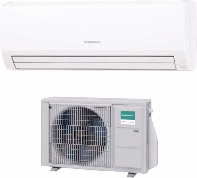 Condizionatore Split Mobile General Fujitsu KL 18000 Btu ASHG18KLCA R-32 Bianco Classe Energetica A++