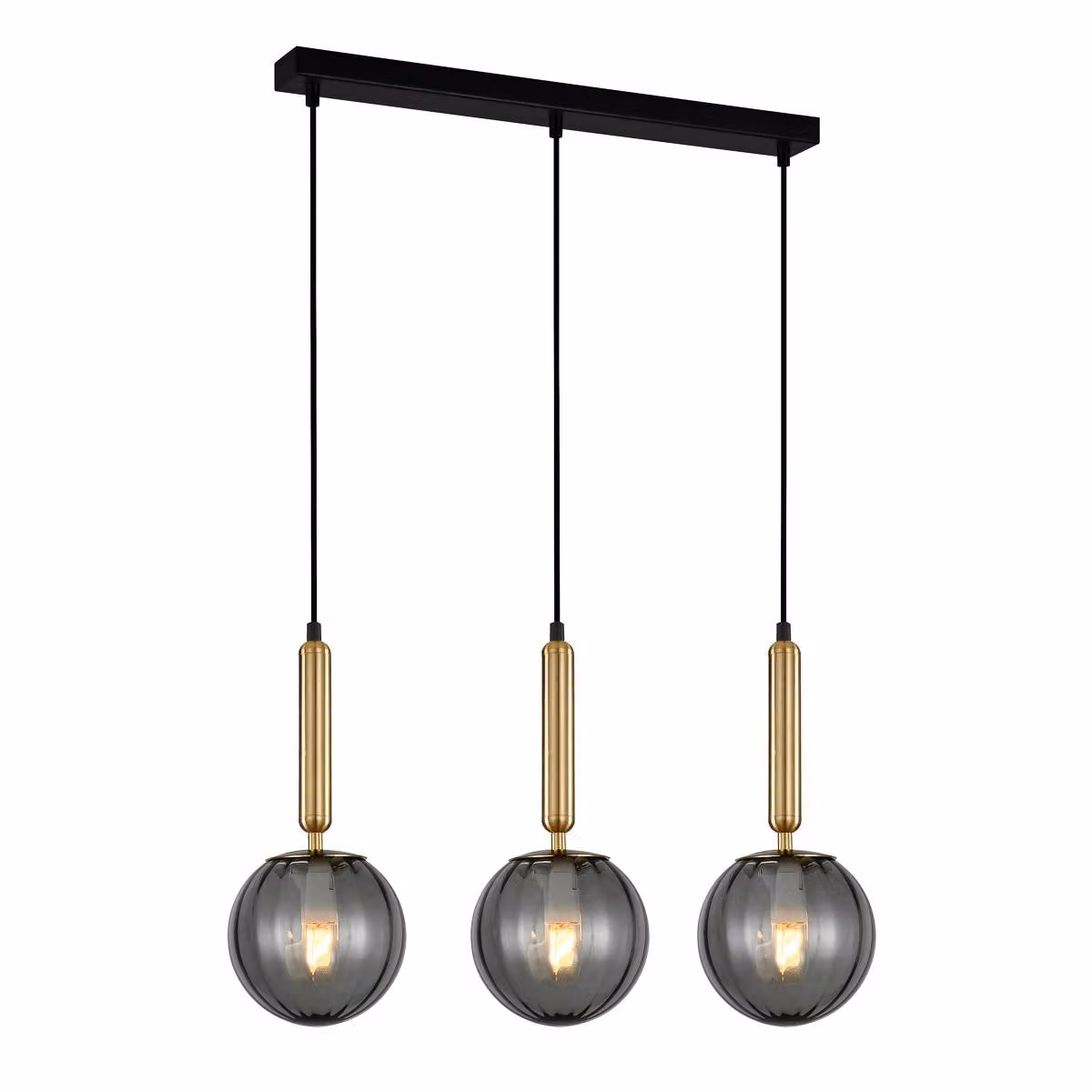Italux Ravena lampadario moderno in ottone PND-2324-3L BRO+SG