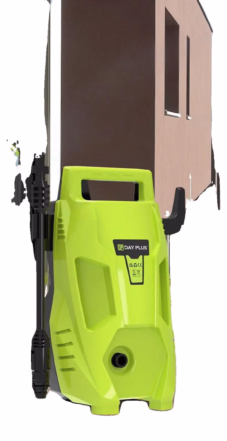 Idropulitrice, tubo da 7 metri, ugello regolabile, colore verde