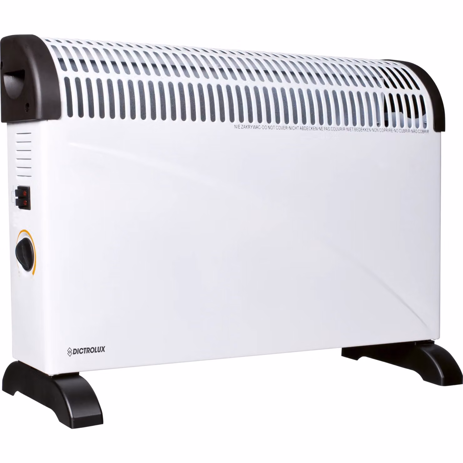 Termoconvettore elettrico DICTROLUX da 2000 Watt con termostato, bianco, L: 53 cm, P: 20 cm, H: 53 cm – 1
