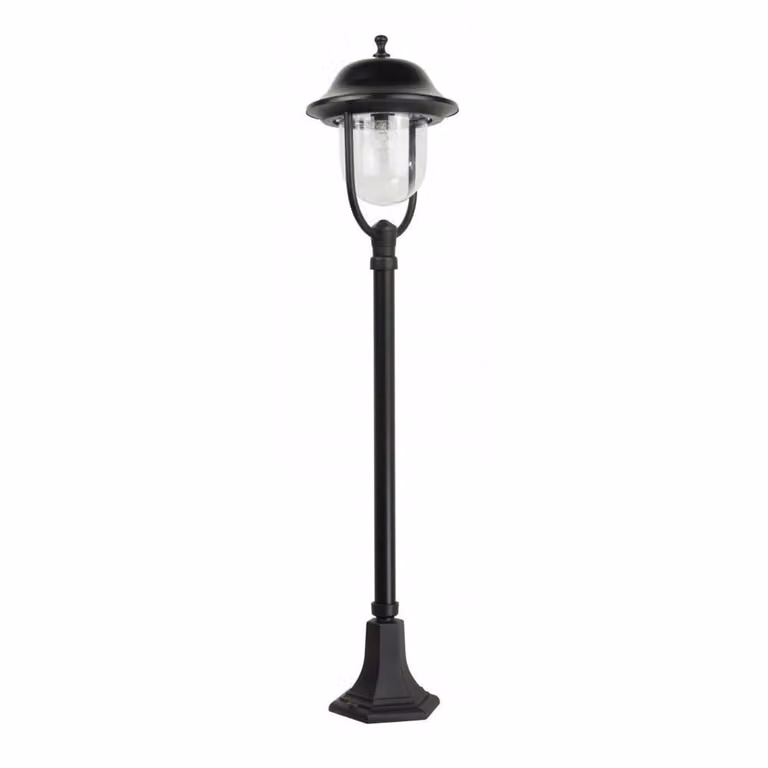 Retro 117 cm 1xE27 nero IP43 SU-MA Prince K 5002/2/O lampada da giardino a stelo