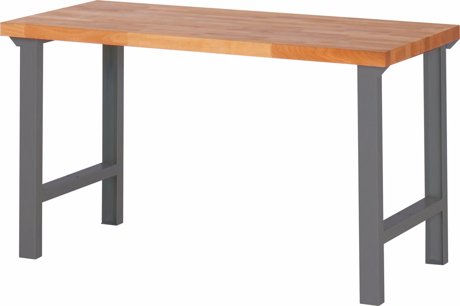 Banco da lavoro STIER Premium, 1500x700x840 mm, in acciaio e legno di faggio, verniciato a polvere ecologica, perfetto come banco da lavoro per officine e progetti di bricolage, robusto e versatile
