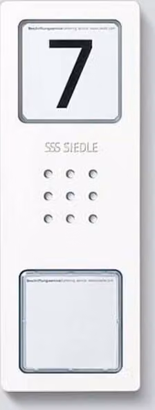 Siedle&Söhne parte superiore dell'alloggiamento CA 812-1/CA 850-1 W 210005108-00