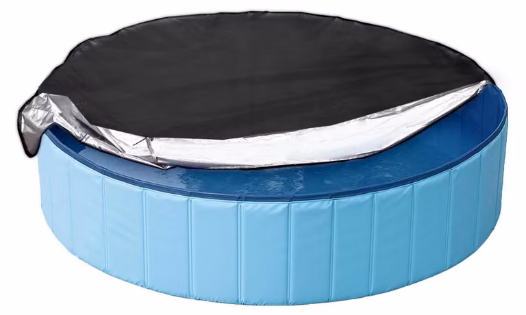 Copertura per piscina per cani, diametro 180 cm, realizzata in tessuto Oxford